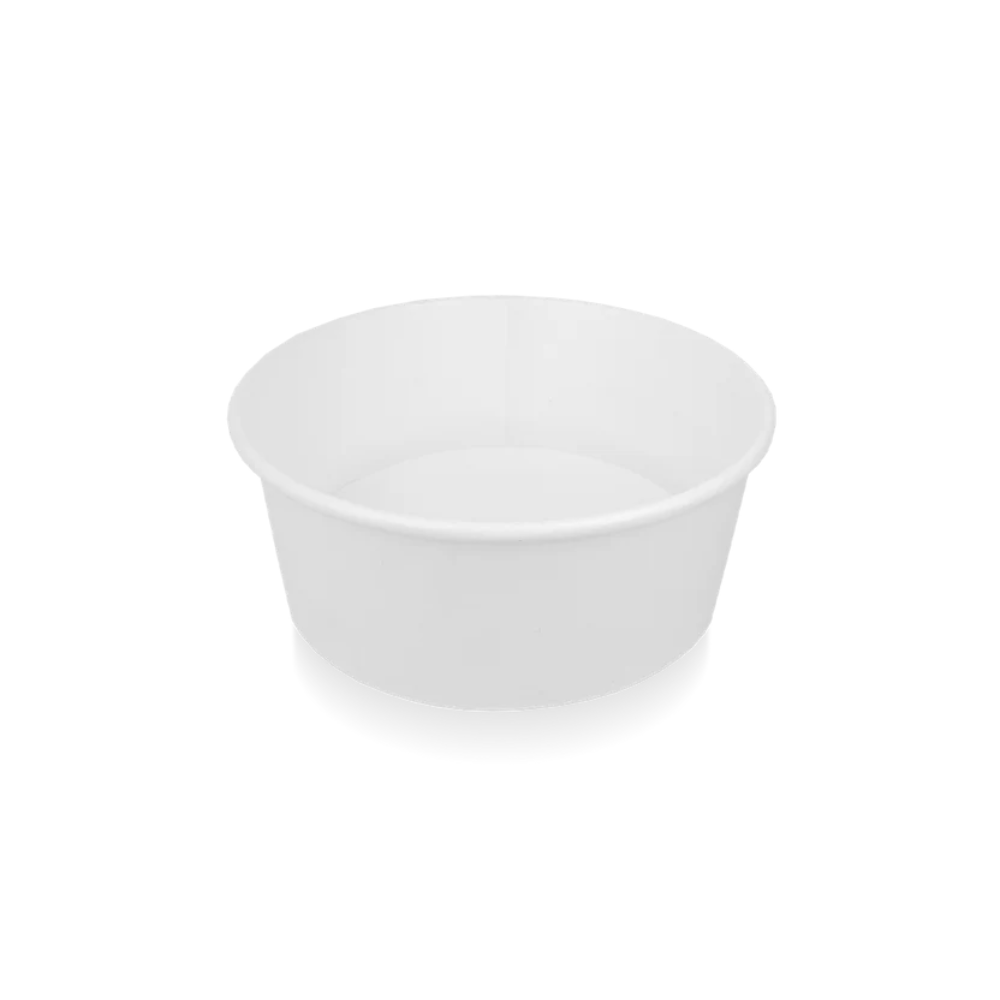 Salatschale 750 ml Ø 148 mm Weiß – auslaufsichere Kartonschale für große Salate, Bowls & Take-Away Gerichte