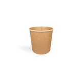 Papp-Suppenbecher, 750ml, Ø115mm, Kraftbaun, BIO