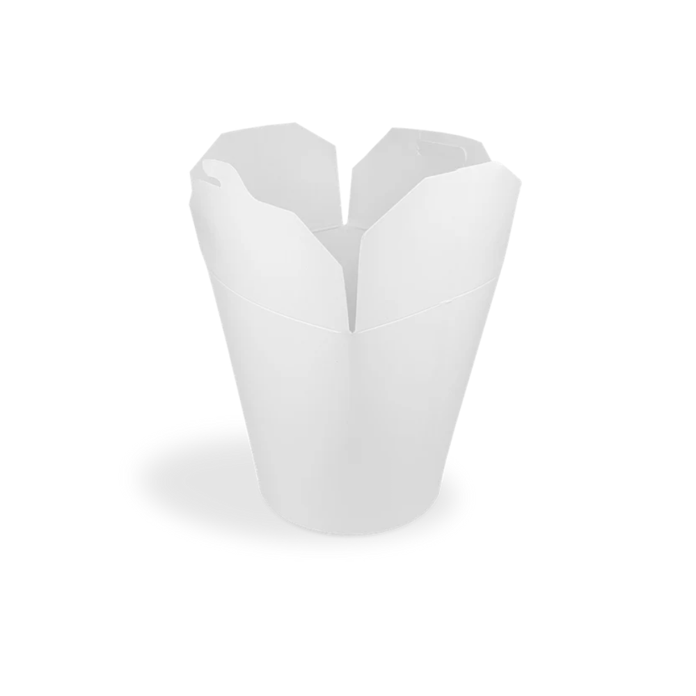 Papp-Nudelbox L, 1000ml, Ø100mm, weiß