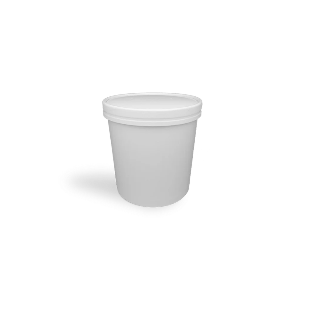 Papp-Suppenbecher, 750ml, Ø118mm, Weiß, BIO