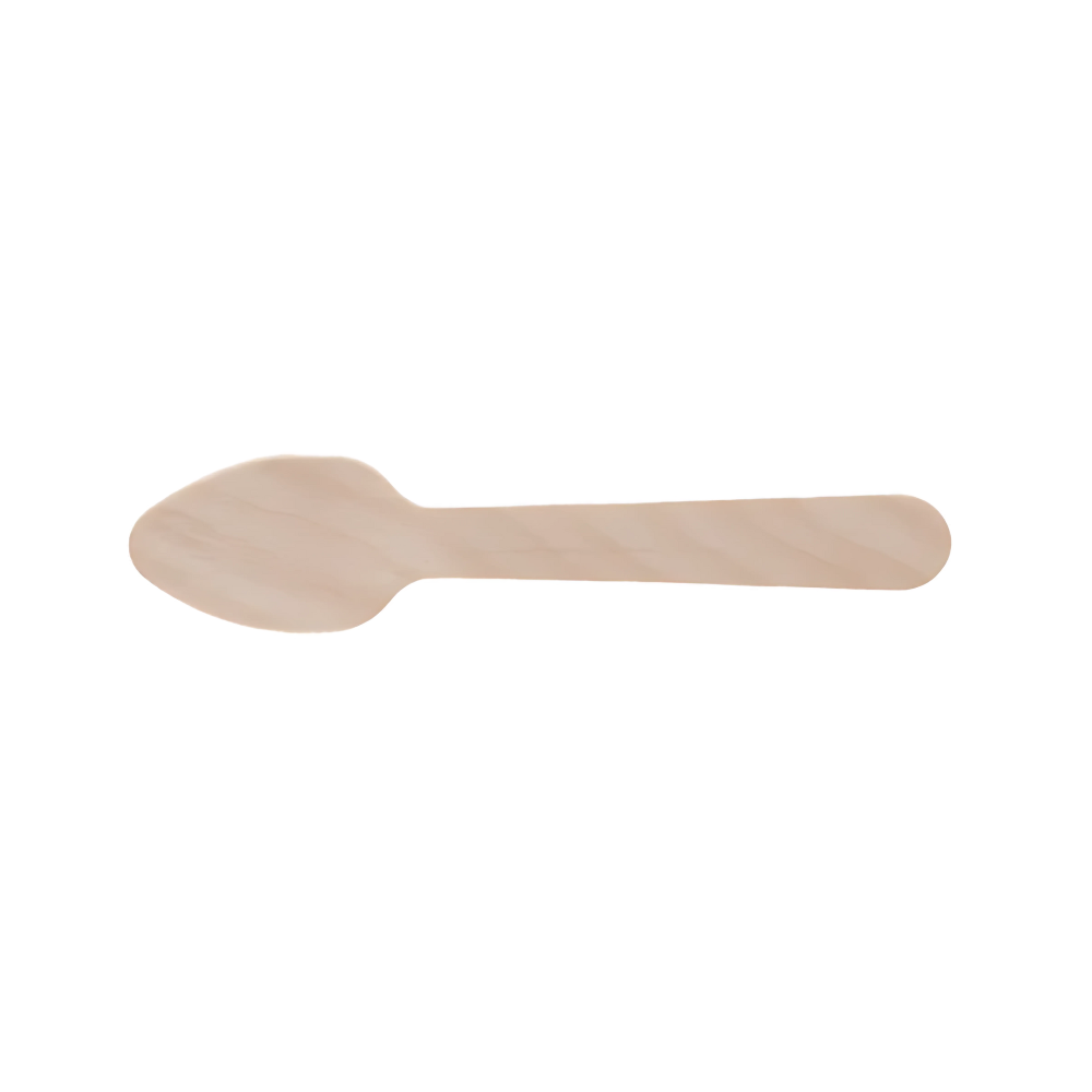 Einweg-Kaffeelöffel, 110mm, Holz, BIO, 100% FSC, Natur