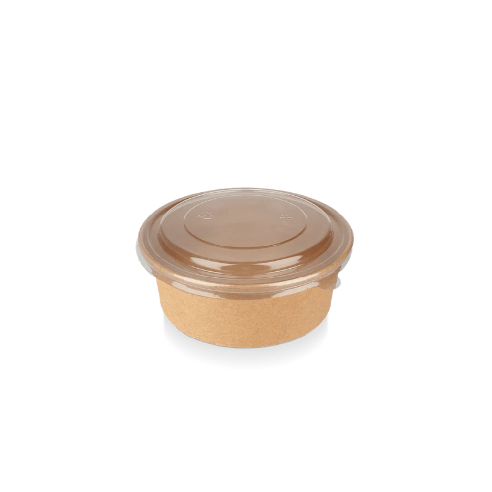 Papp-Salatschale, 360ml,  Ø120mm, Kraftbraun