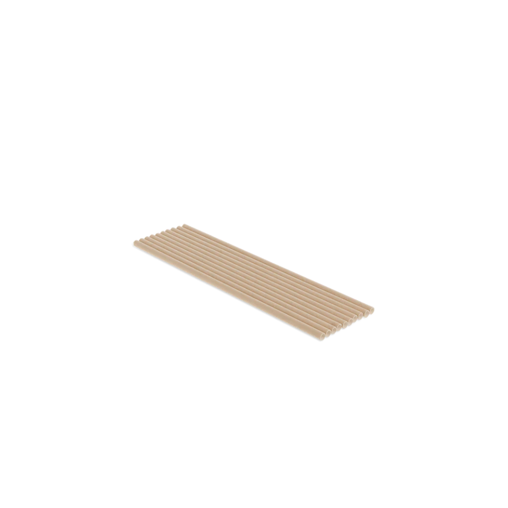 Papier-Strohhalme, 230mm, Ø6mm, Natur, BIO