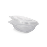 Salatschale mit Klappdeckel, 750ml, Transparent, BIO