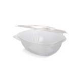 Salatschale mit Klappdeckel, 1000ml, Transparent, BIO
