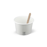 Eisbecher, weiß, FSC, 240ml / 8oz, 1000STK, Karton