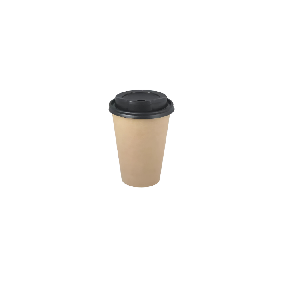 Pappbecher, 180ml, 7,5oz, Ø70mm, Kraftbraun, 2500Stk