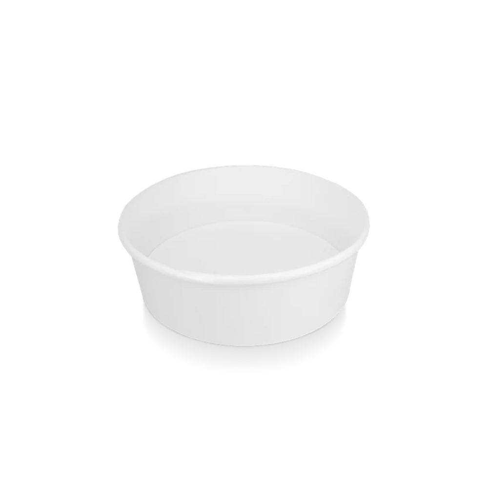 Papp-Salatschale, 500ml,  Ø148mm, Weiß