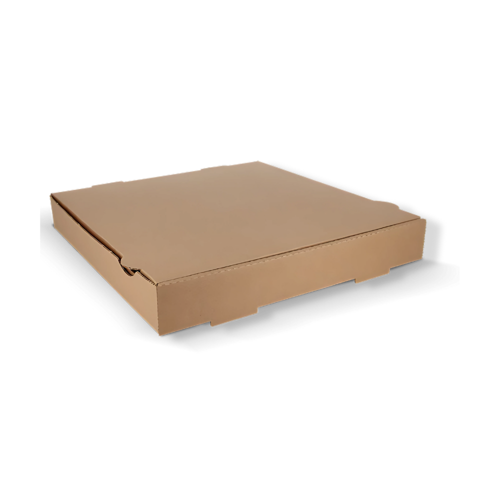Pizza-Karton, 290x290x42mm, BIO, Kraftbraun