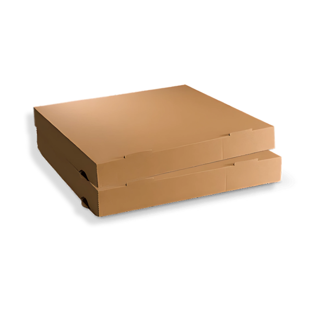 Pizza-Karton, 290x290x42mm, BIO, Kraftbraun