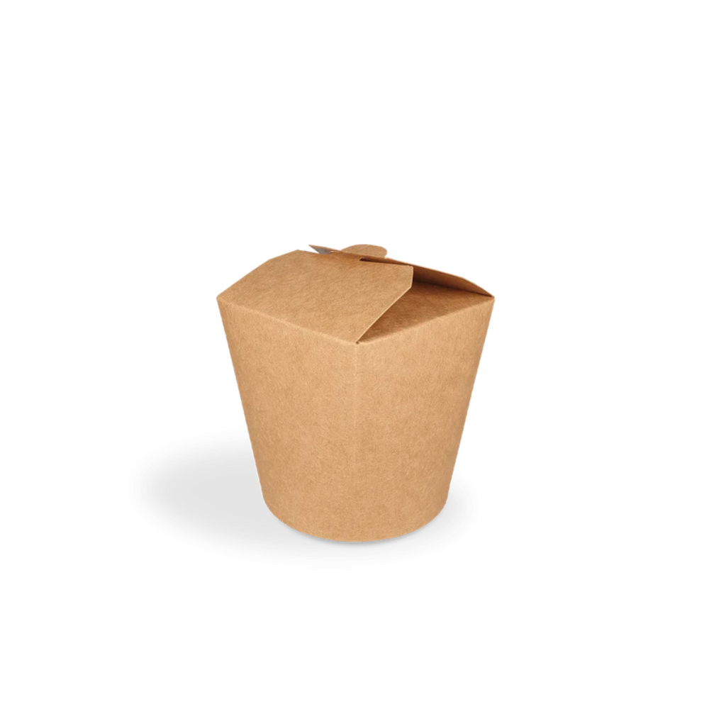 Papp-Nudelbox M, 750ml, Ø94mm, kraftbraun