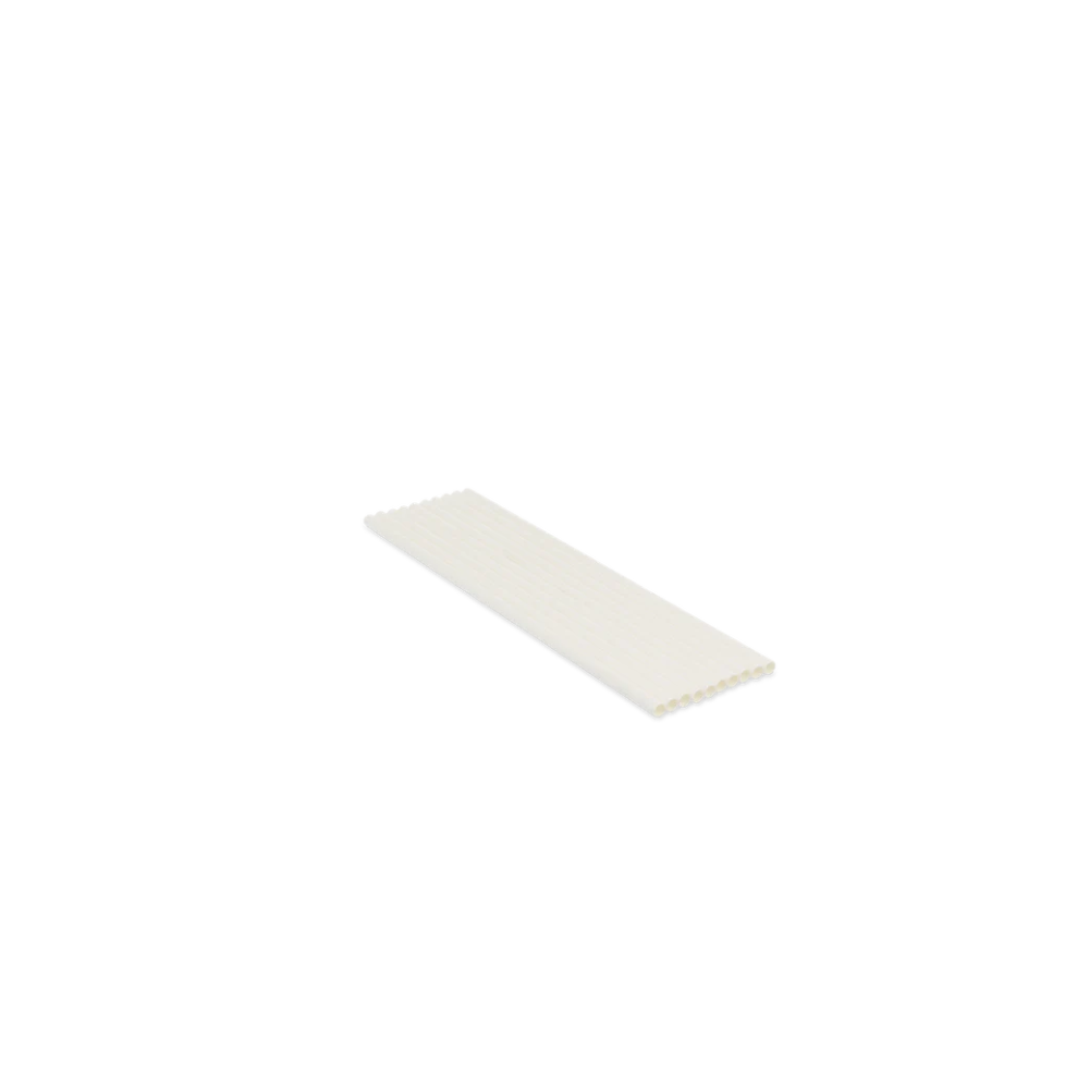 Papier-Strohhalme, 200mm, Ø6mm, Weiß, BIO