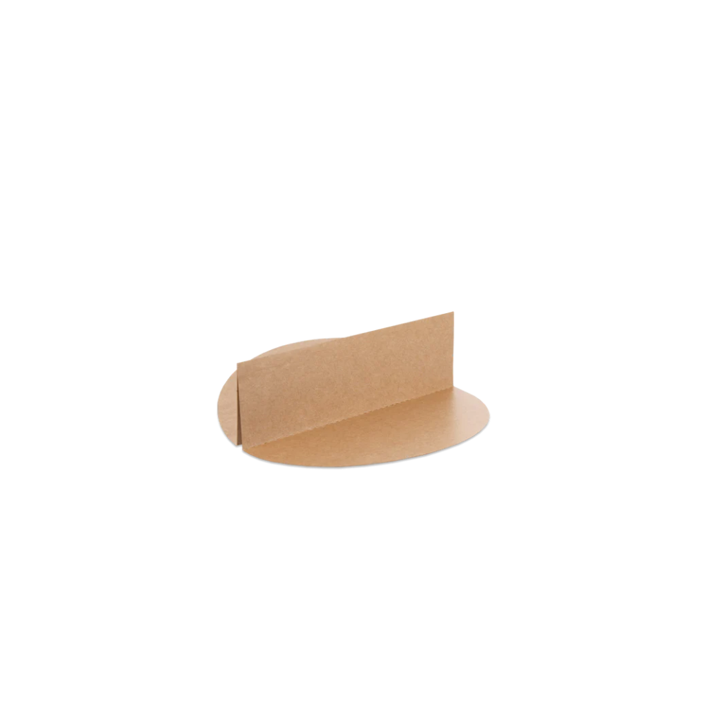 Papp-Teiler für Salatschalen mit, Ø148mm, Kraftbraun