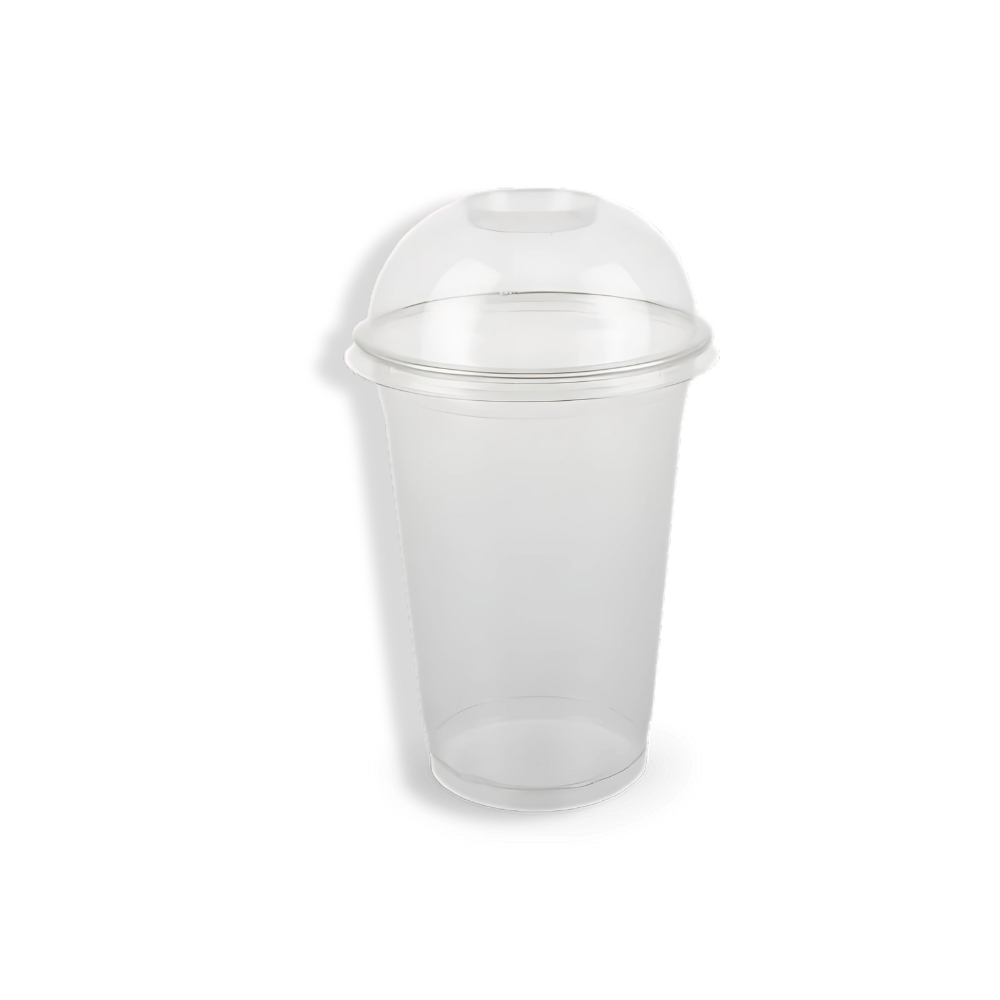 Kunststoffbecher, 400ml, Ø95mm, rPET, Transparent