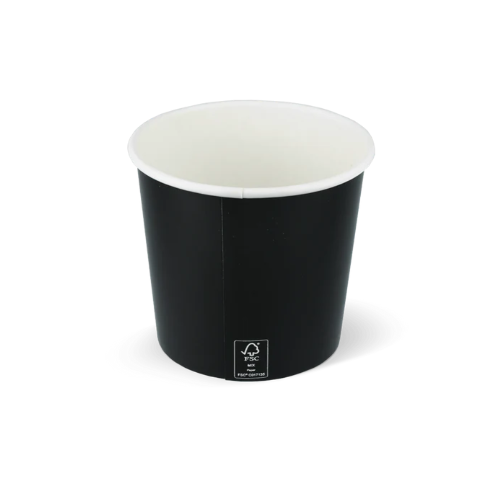 Eisbecher, schwarz, FSC, 360ml / 12oz