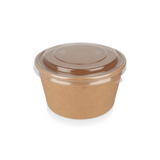 Papp-Salatschale, 1000ml,  Ø148mm, Kraftbraun
