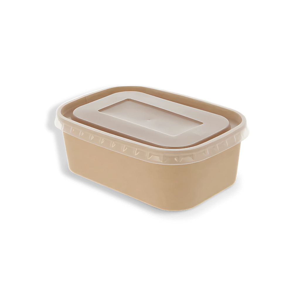 Papp-Mikrowellenschale, 750ml, Kraftbraun, 300STK, Karton