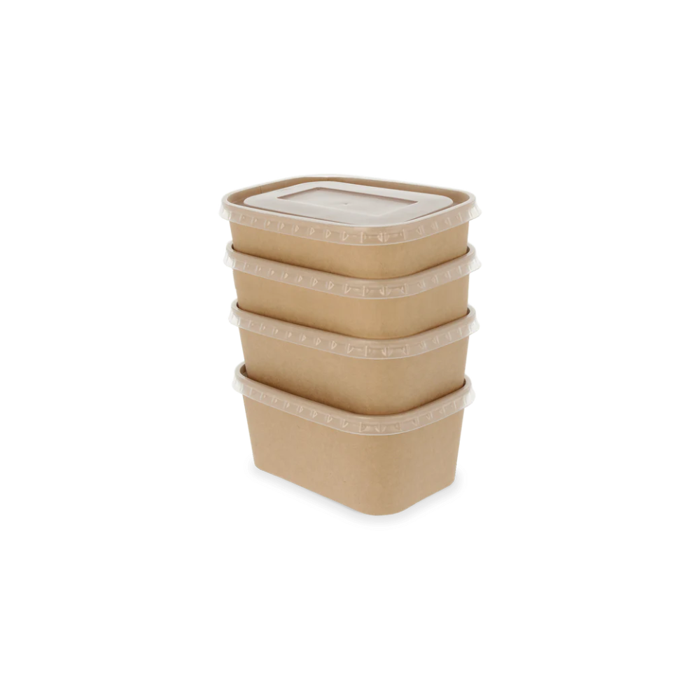 Papp-Mikrowellenschale, 1000ml, Kraftbraun, 300STK, Karton