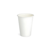 Kaffeebecher, wiederverwendbar, 180ml, 5oz, Ø64mm, PP, Weiß