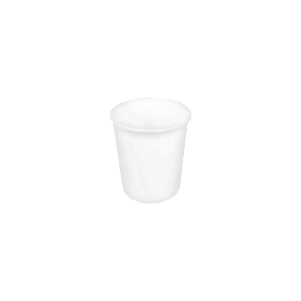 Pappbecher, 177ml, 7oz, Ø73mm, Weiß, 2500Stk