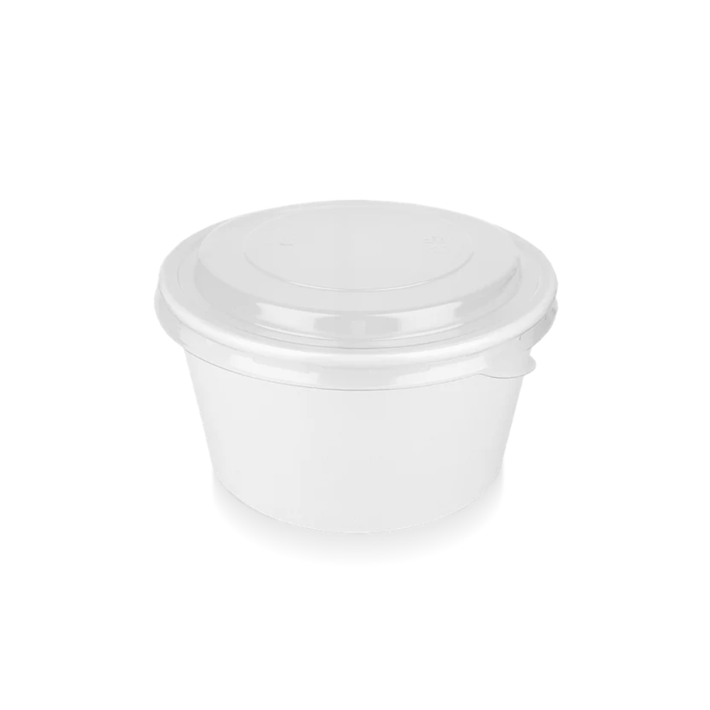 Papp-Salatschale, 1000ml,  Ø148mm, Weiß