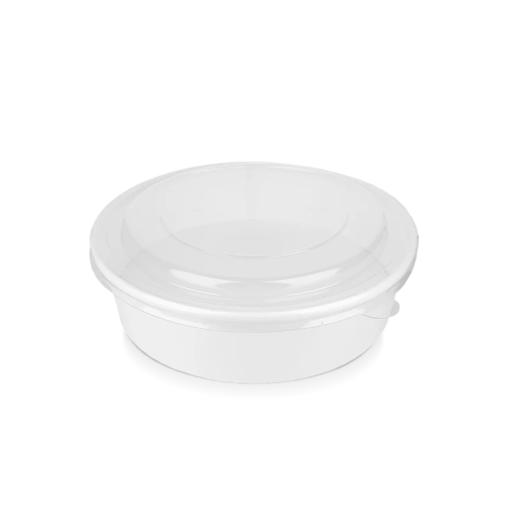 Papp-Salatschale, 900ml,  Ø184mm, Weiß