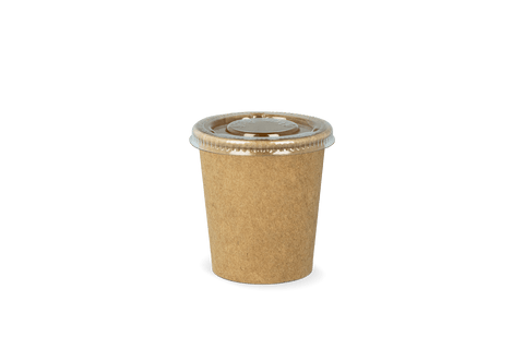 Papp-Saucenbecher, 120ml, Ø62mm, Kraftbraun
