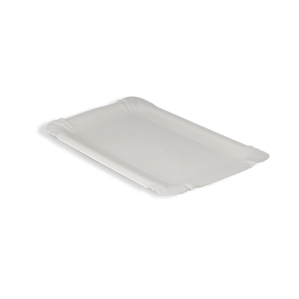 Pappteller, 180x120mm, weiß