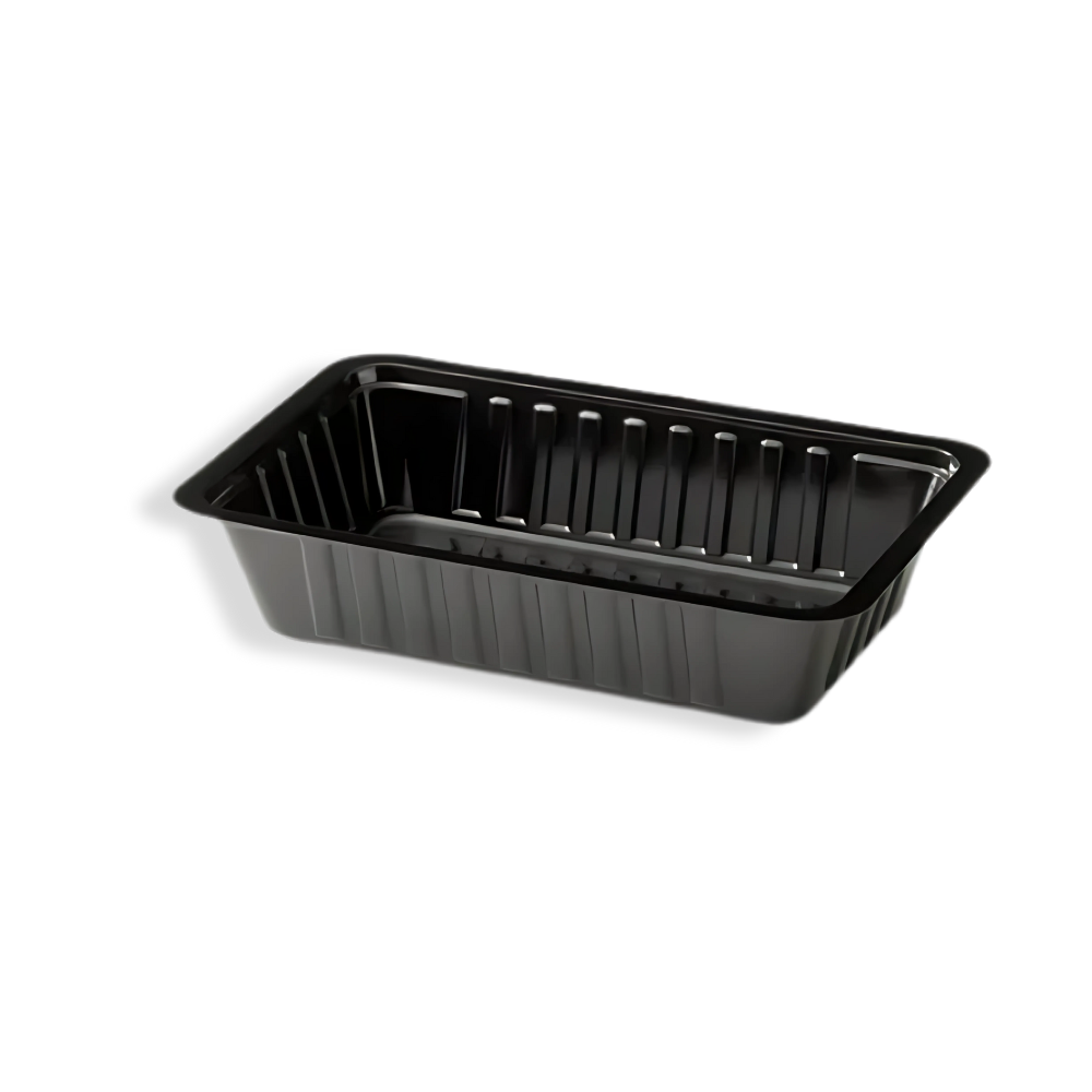Snackschale, A9L, 145x95x30mm, Kunststoff, Schwarz