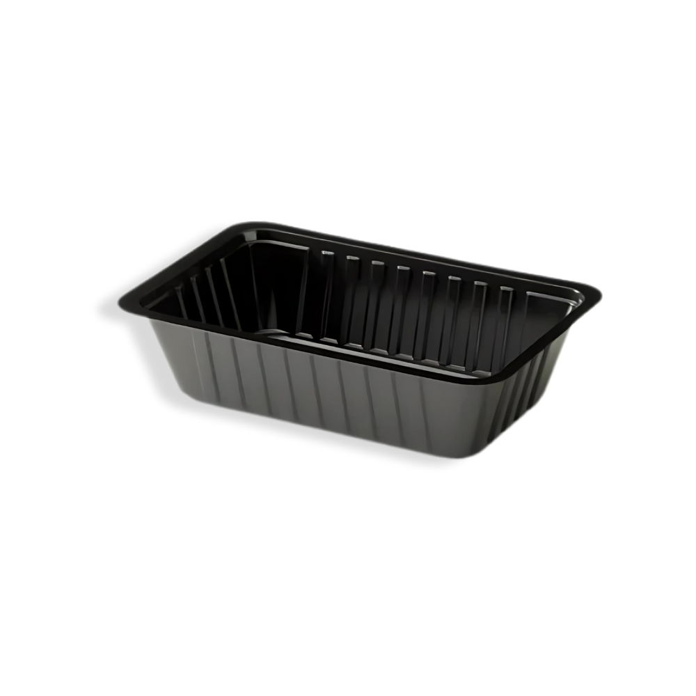 Snackschale, A9, 145x95x36mm, Kunststoff, Schwarz