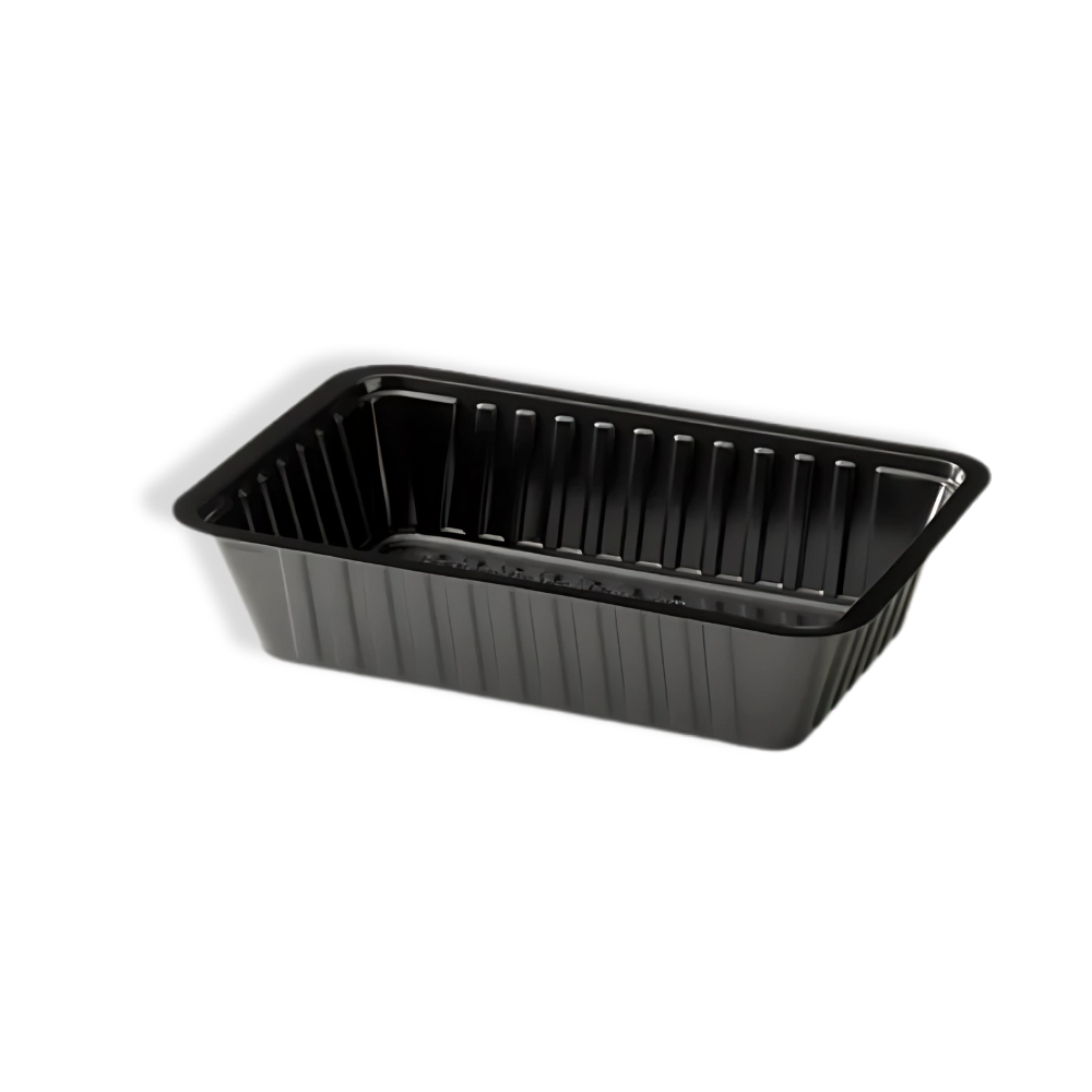 Snackschale, A13, 163x110x36mm, Kunststoff, Schwarz