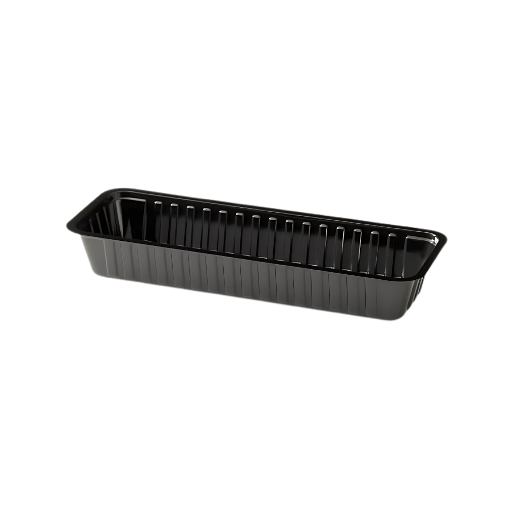 Snackschale, A16B, 203x76x35mm, Kunststoff, Schwarz