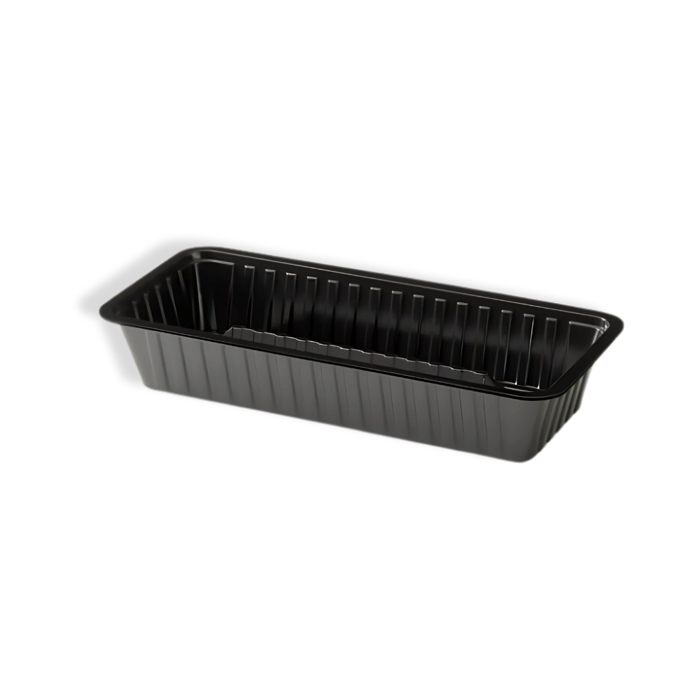 Snackschale J16D, 203x95x35mm, Kunststoff, Schwarz