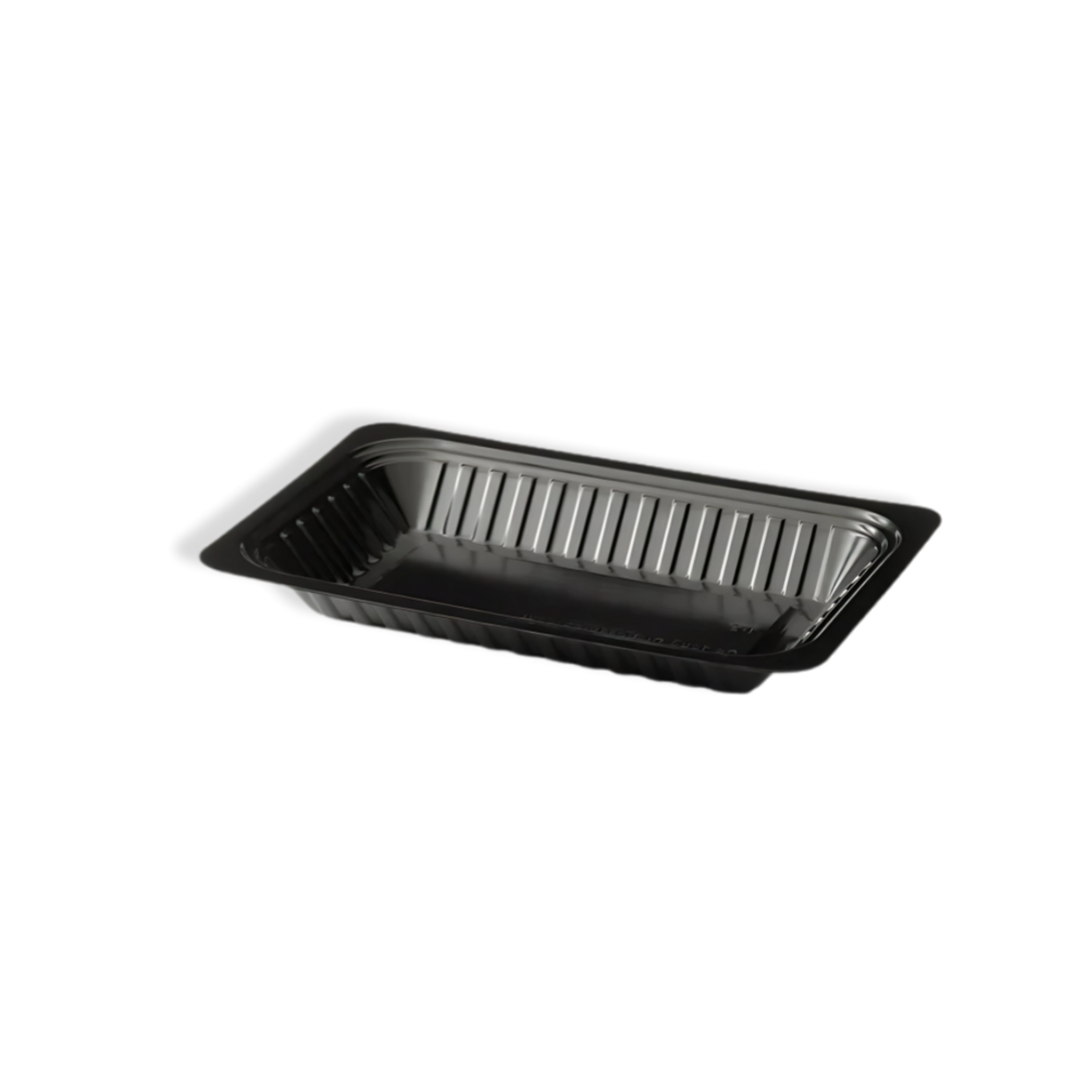 Snackschale, J2, 189x121x22mm, Kunststoff, Schwarz