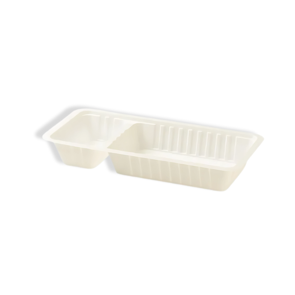 Snackschale A9L, 2-geteilt, Kunststoff, Weiß