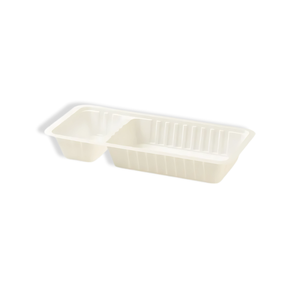 Snackschale, A22L, 2-geteilt, Kunststoff, Weiß