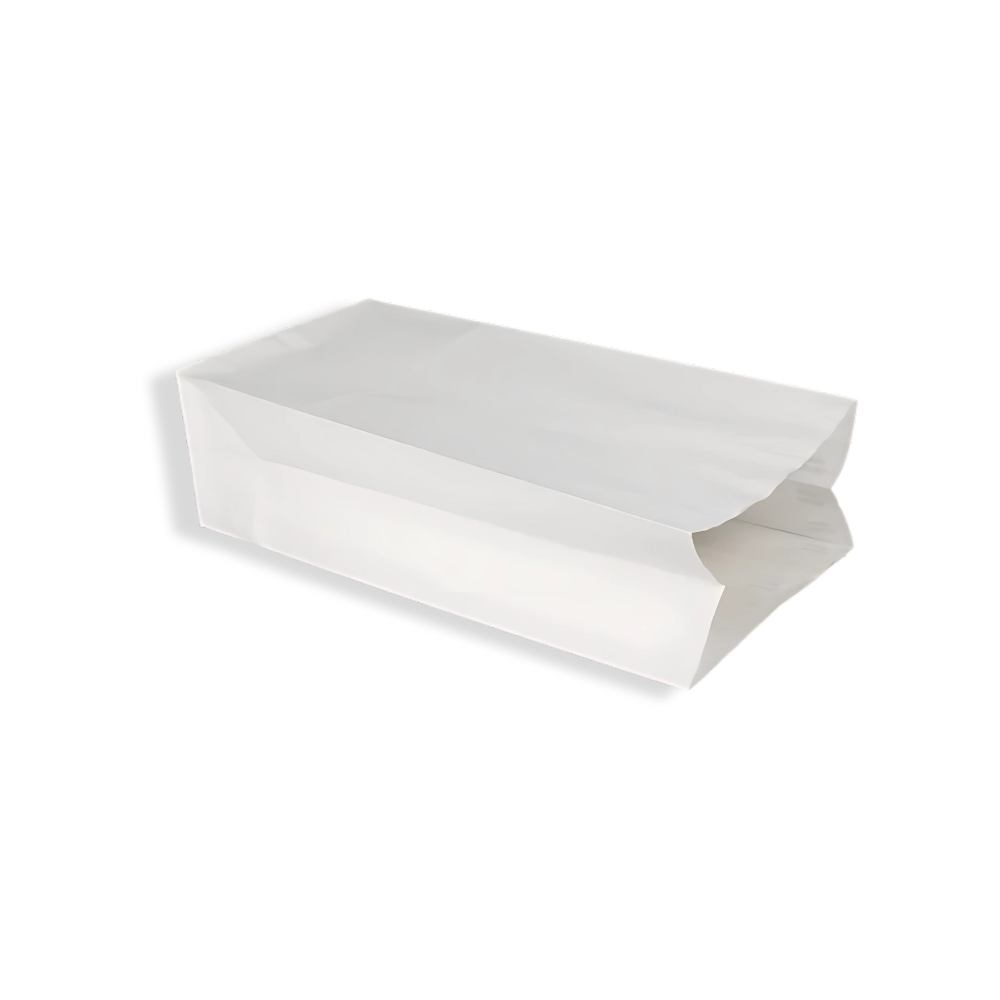 Snackbeutel, M, 130x280mm, Weiß