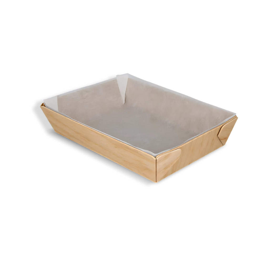 Snackschale, 144x100x35mm, Holz, Natur