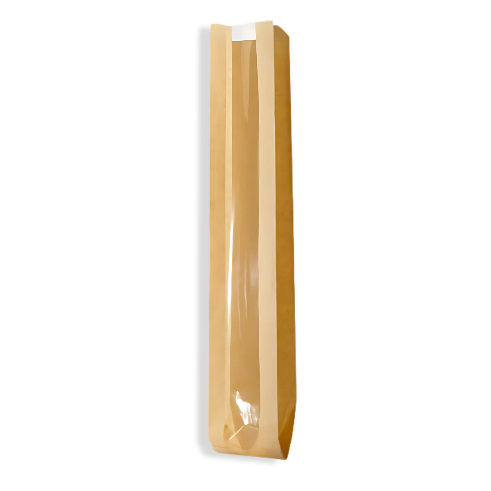 Brotbeutel mit Fenster, 100x180x580mm