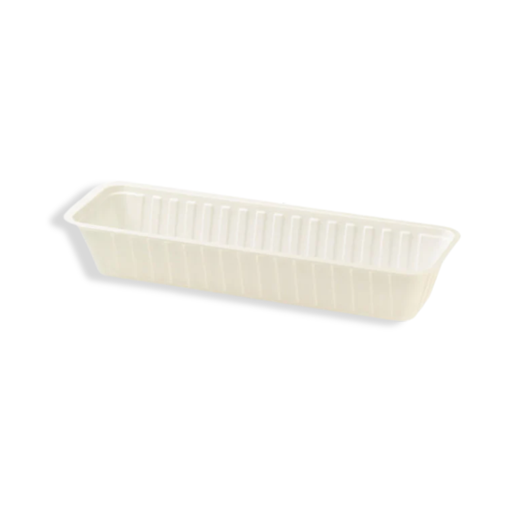 Snackschale, A16, 204x67x35mm, Kunststoff, Weiß