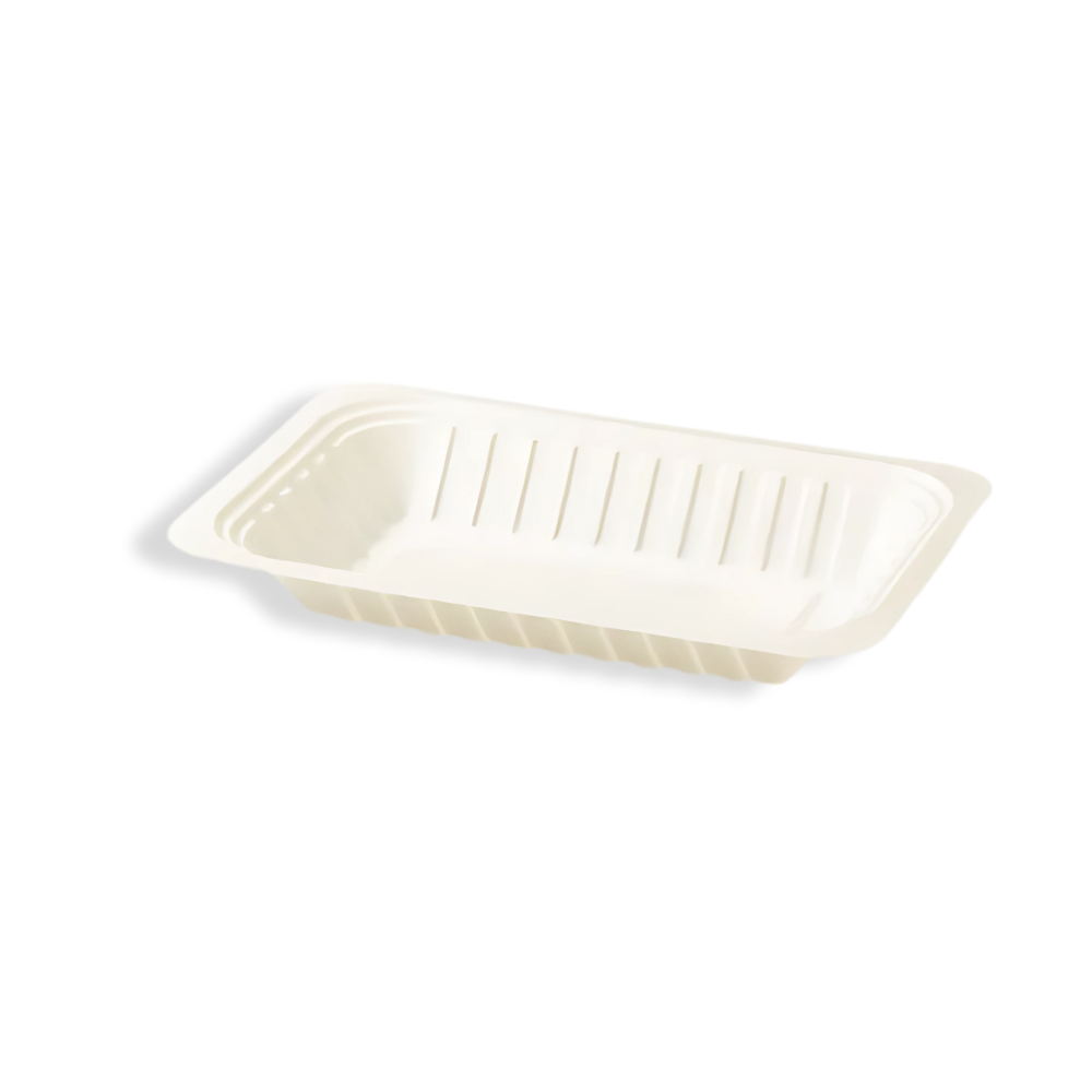 Snackschale, V1, 163x110x22mm, Kunststoff, Weiß