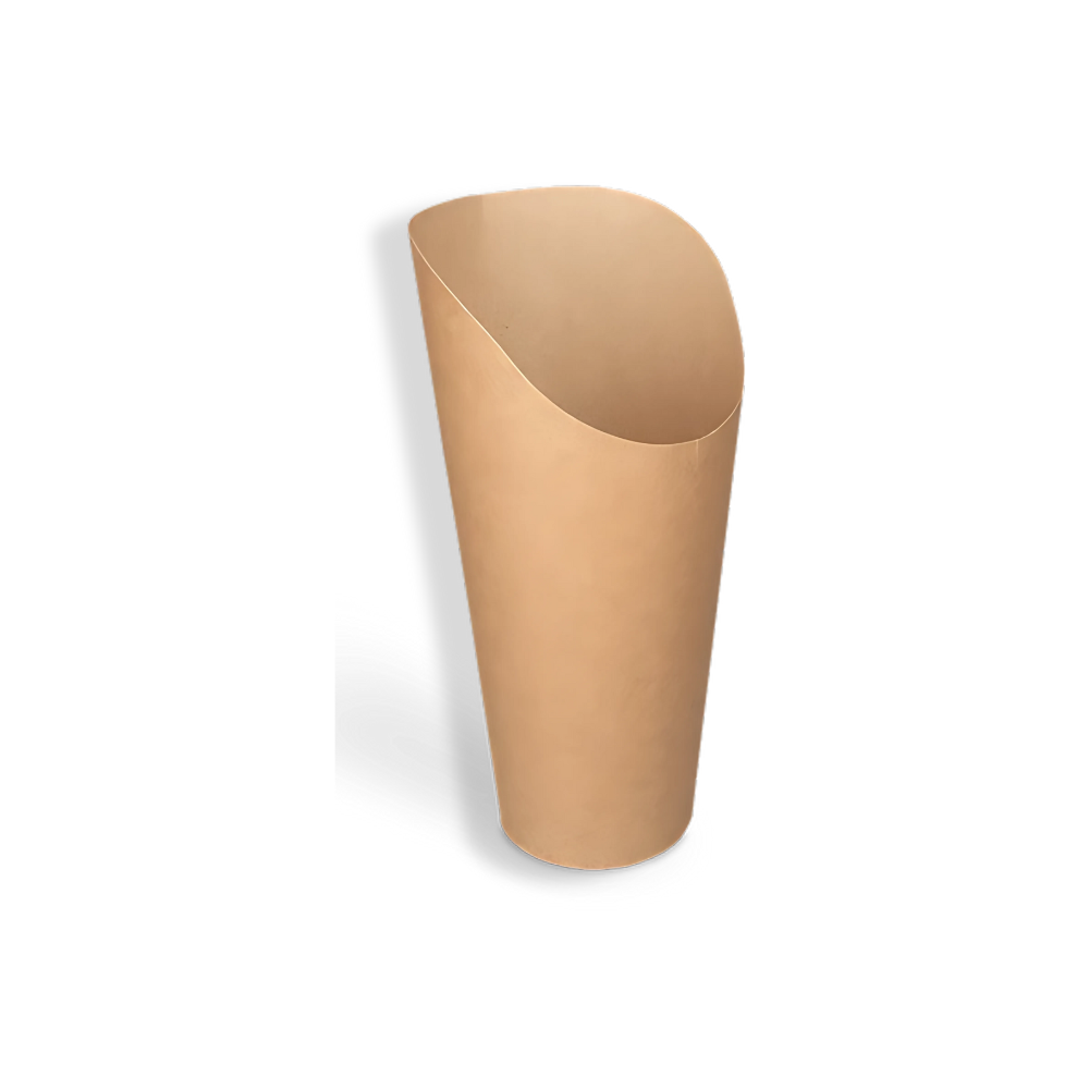 Papp-Wrap-Cups, L, Ø61mm, 180mm, Kraftbraun