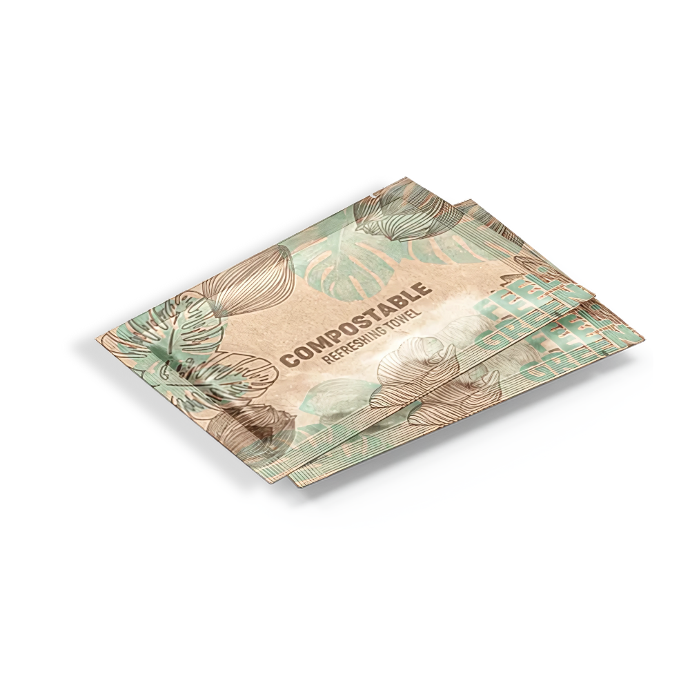 Erfrischungstücher, einzeln verpackt, 60x80mm