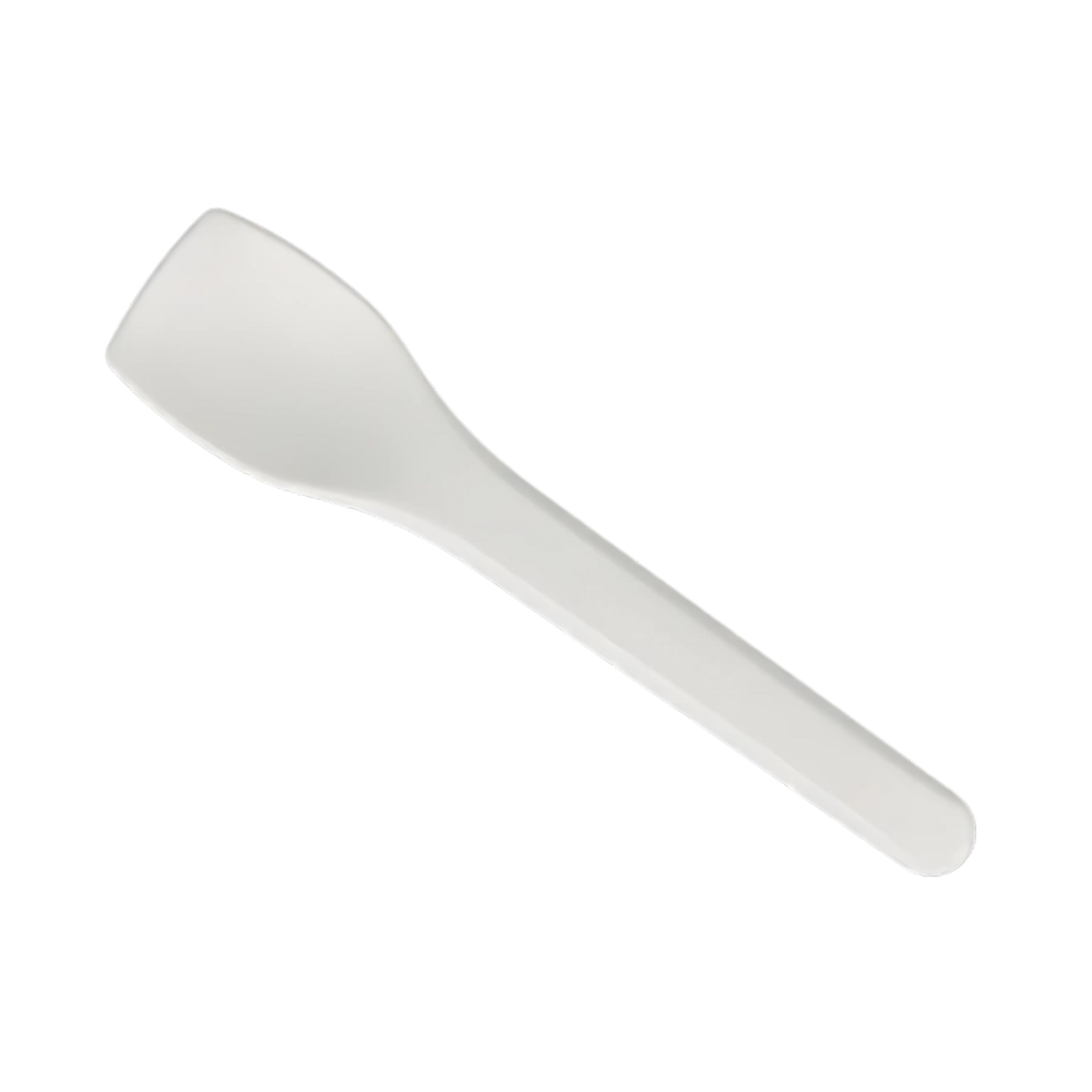 Eisspatel, Wiederverwendbar, 100mm, BIO, CPLA, Weiß