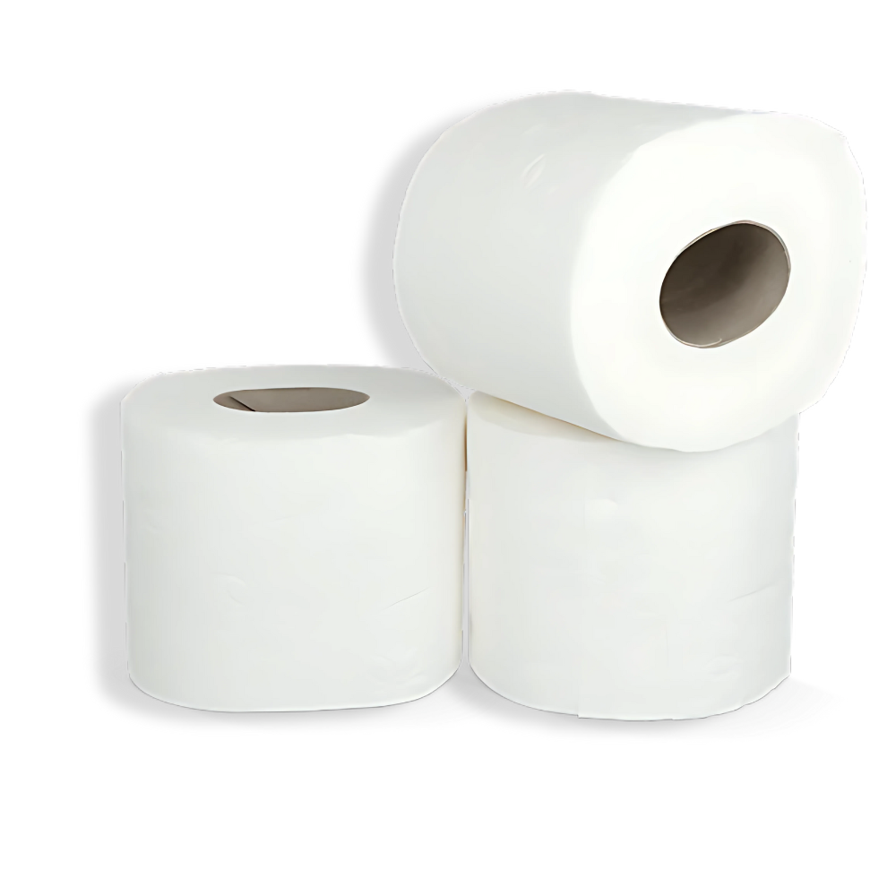 Toilettenpapier, 250 Blätter, 3-lagig, 100 % Zellulose