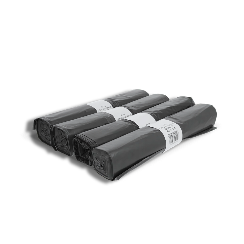 Müllsäcke 60 Liter, Schwarz
