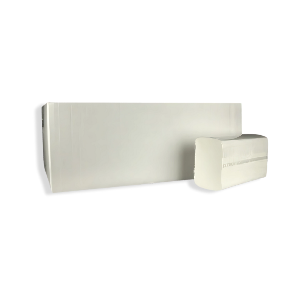 Papier-Falthandtücher, 2-lagig, 320x203mm, Weiß