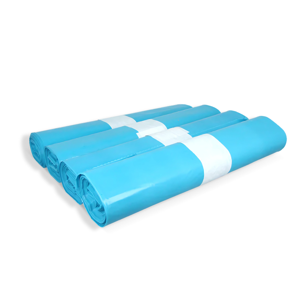 Müllsäcke 120 Liter, recycelt, blau