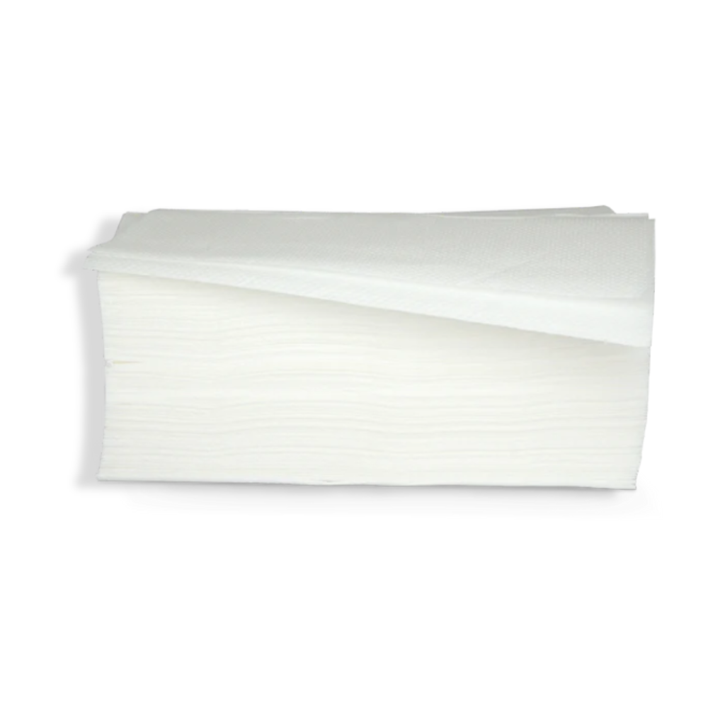 Papier-Falthandtücher, 2-lagig, 210x240mm, 160 Blatt, Weiß