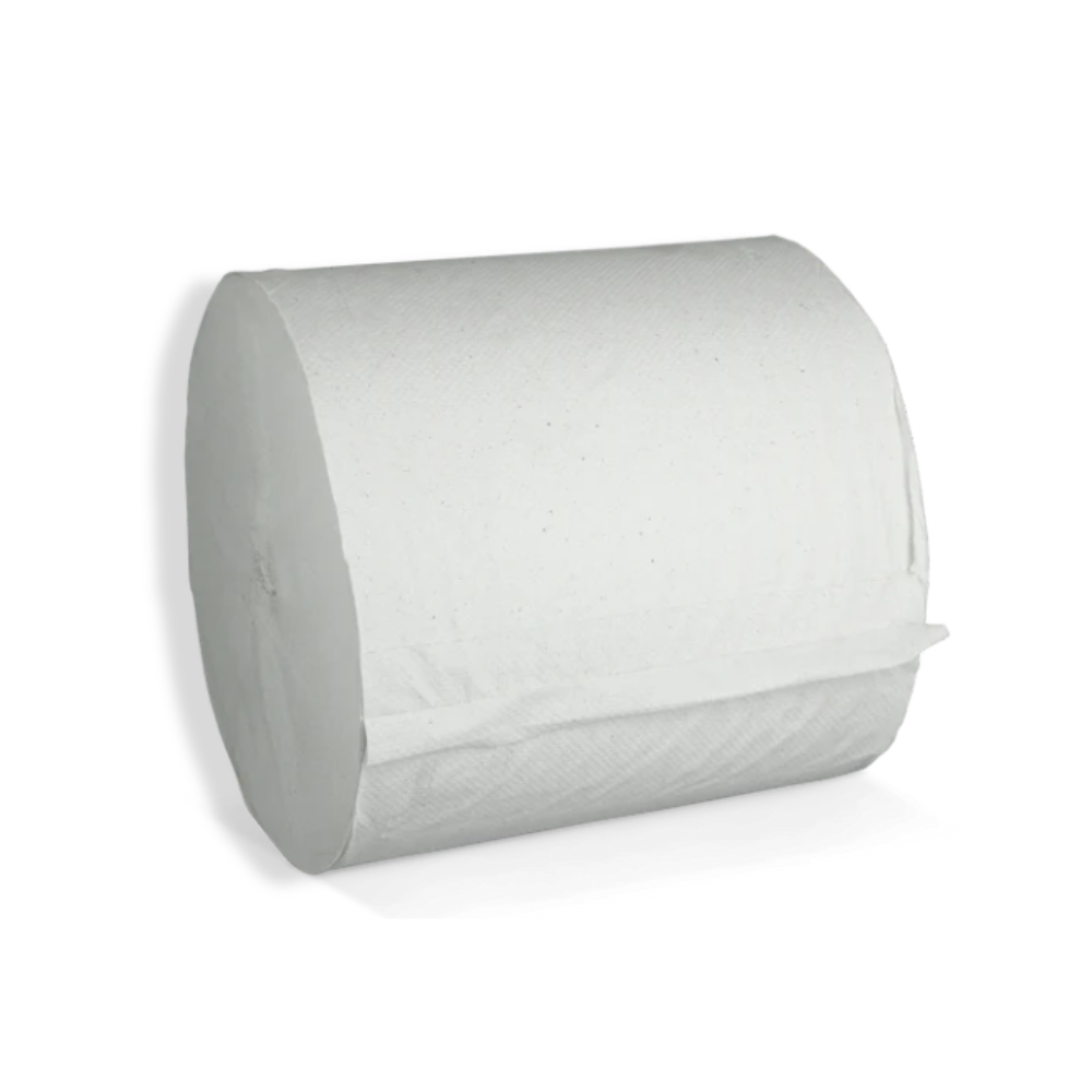 Papier-Handtücher, 1-lagig, 200x200mm, 300m Rolle, Weiß